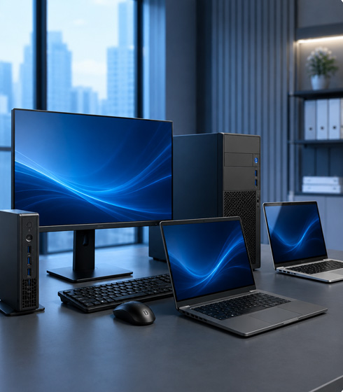 Desktops, Laptops & Thin Clients